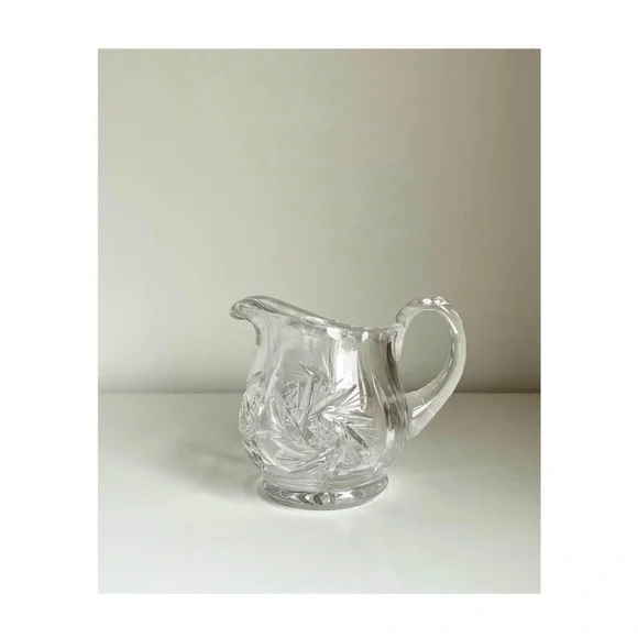 Vintage Crystal Creamer Jug - Picture 4 of 5